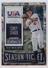 2015 Panini Contenders Season Ticket Cracked Ice 16/23 Corey Seager #2 1j2