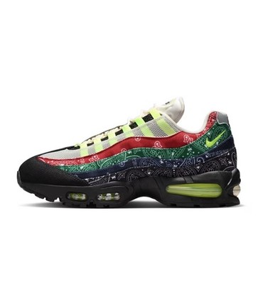 NEW Nike Air Max 95 OG Big Bubble Paisley Bandana IQ0620-100 Men's