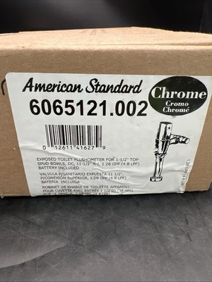 American Standard Flush Valve 6065121.002 Ultima Selectronic Touchless Toilet