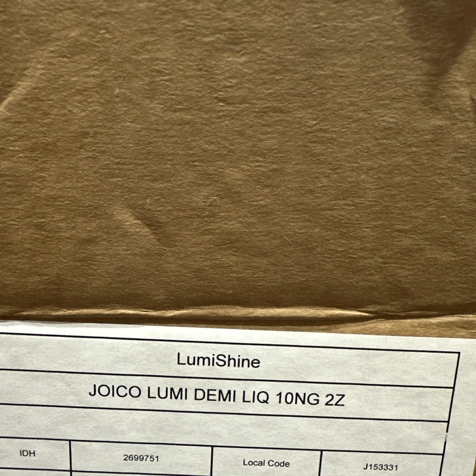 CAJA 36 Cantidad - JOICO LUMISHINE DEMI PERMANENTE 2 OZ 10NG Natural Dorado Rubio Claro Foto 3 de 3