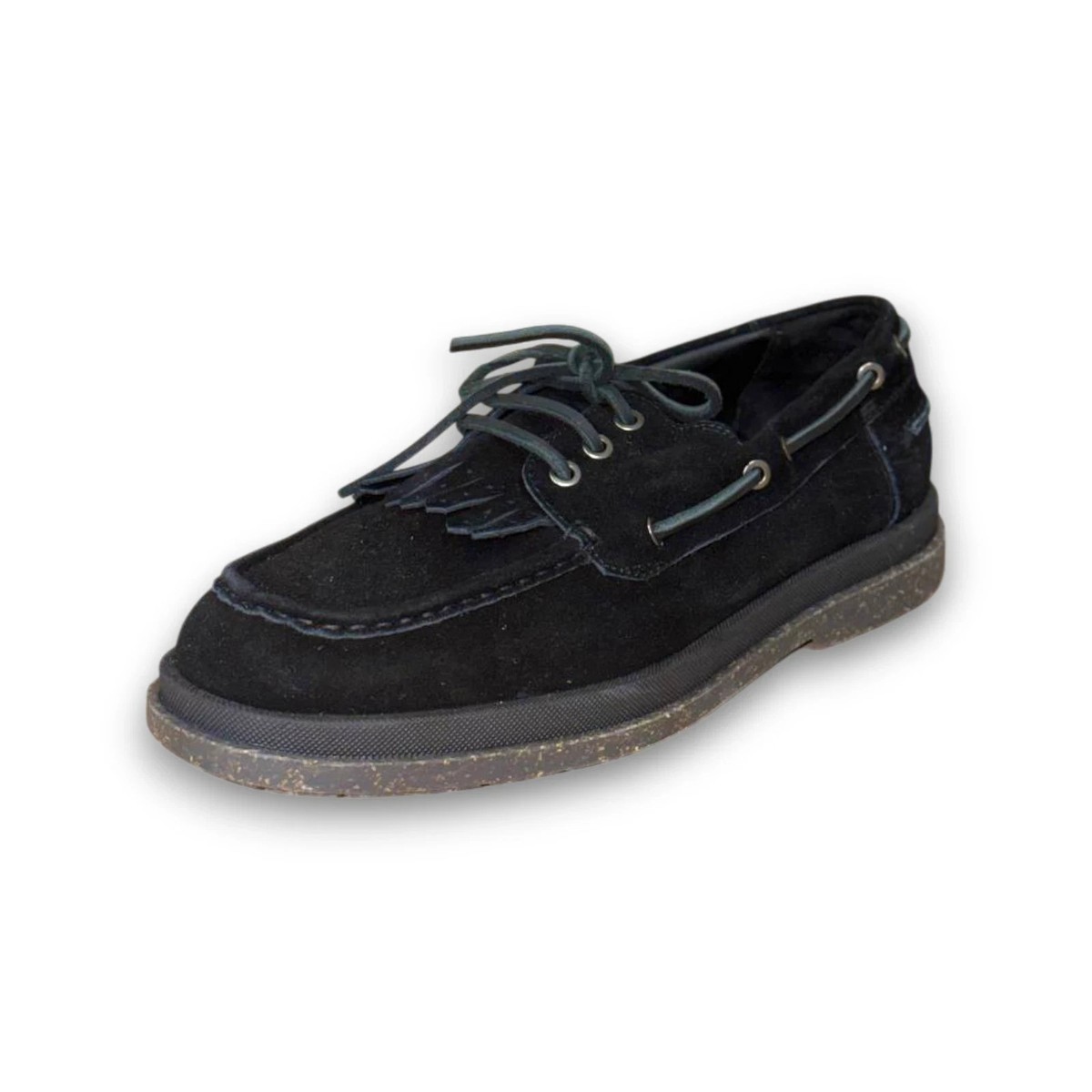 HUGO Chaol Moccasin Men\'s Brown Suede Loafer US 9 (UK 8 EU 42) MSRP $282 HUGO Mens Chaol loaf Embossed-Logo Loafers in Suede Size 5  main image 2