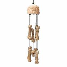Halloween Wind Chime with Skulls Light-up Electric Wind Chime Animated