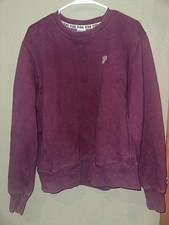 Victoria's Secret PINK Maroon Crewneck Sweatshirt with P Logo