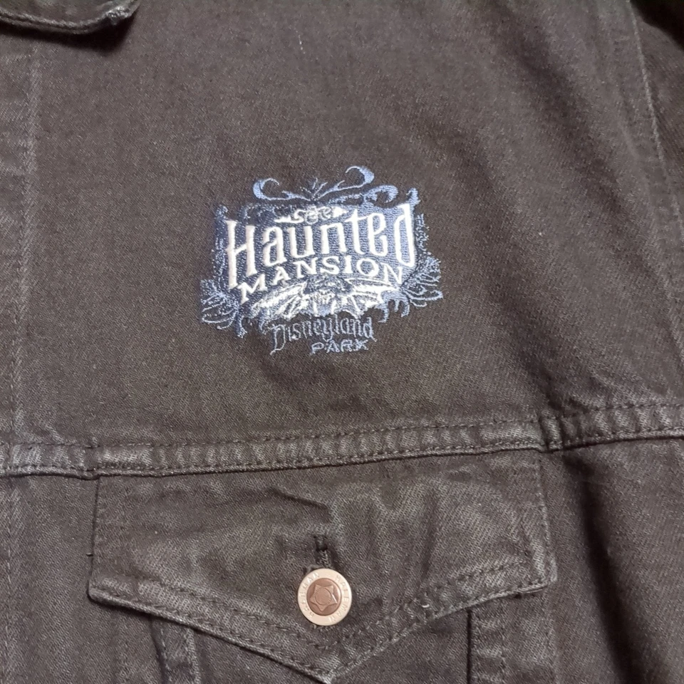 2009 Disneyland Haunted Mansion 40th Anniversary Denim Jacket XXL New W/O Tags - Image 3 of 4