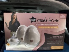Tommee Tippee Made for Me In-Bra Wearable Breas Pump Hands Free -New -