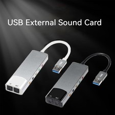 New Aluminum Alloy USB Optical Fiber SPDIF Card Supports AC-3 DTS 5.1 Channel