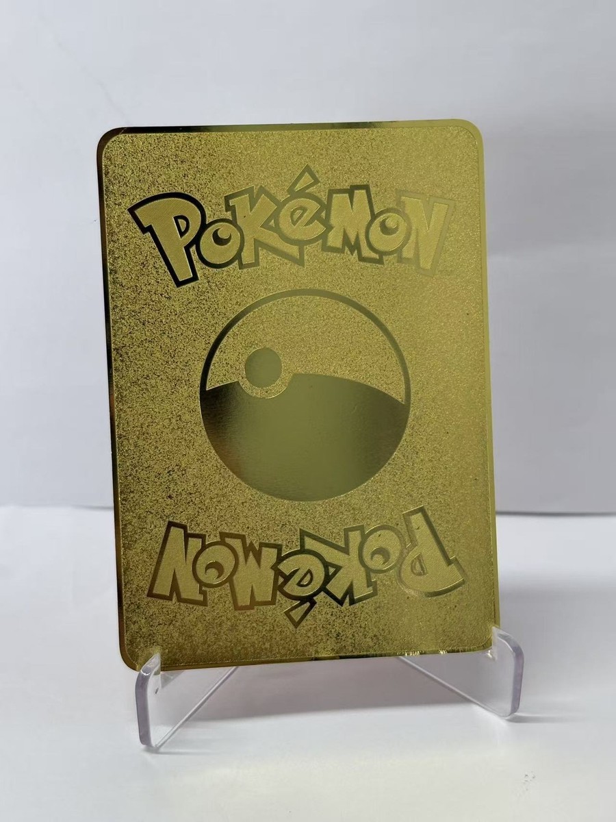 PikachuV HP60 175/XY-P Gold Metal Pokmon Card-Collectible Gift Display
