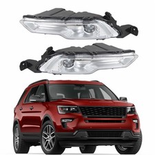 Clear Lens Fog Lights for Explorer Fusion 2017 2018 Left Right HS73-15A254-DB