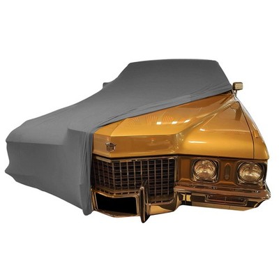 Autoabdeckung passend für Cadillac De Ville Coupe Mk4 für Innen Silbergrau NEU