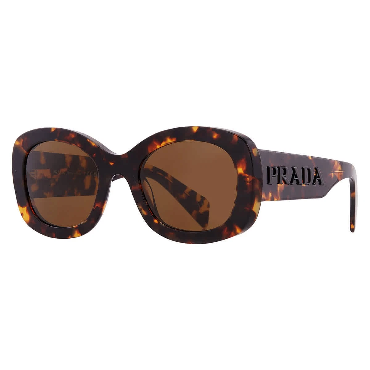 PRADA Brown Oval Sunglasses for Women for sale | eBay