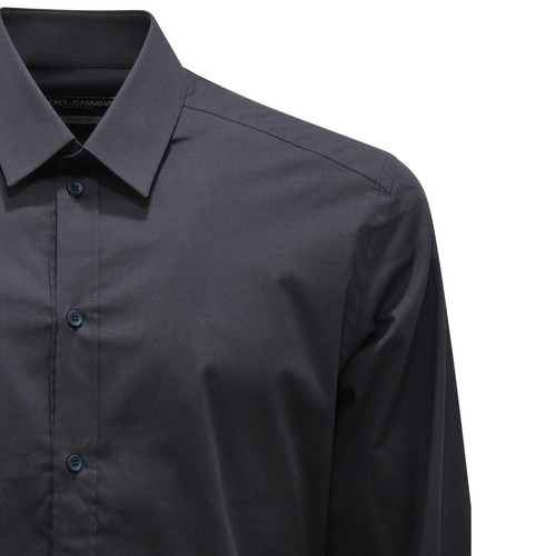M6356 CAMICIA UOMO DOLCE&GABBANA GOLD MAN SHIRT BLUE - Picture 3 of 4