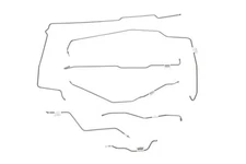 Classic Tube Pre-Bent Brake Line Kit JE1015-SS