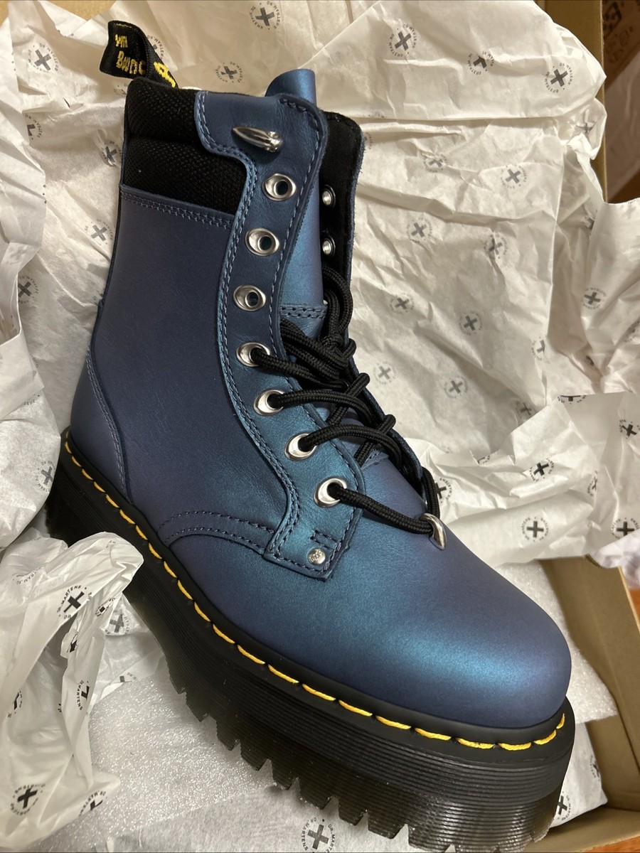 NIB Dr. Martens Jadon HDW II Women's 5 Platform Boot Iridescent