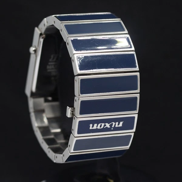 Nixon The Chalet Watch Blue Stainless steel Analog Quartz With box - image 4 of 4