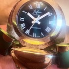 VINTAGE jufex Swiss watch necklace green ladybug watch 26 in chain quartz — photo 3