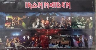 IRON MAIDEN ROYAL MAIL STAMP SET BRAND NEW UK ISSUE SEALED