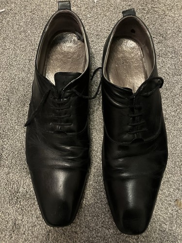Jasper Conran black men's formal shoes lace-up size 10 - Picture 1 of 2