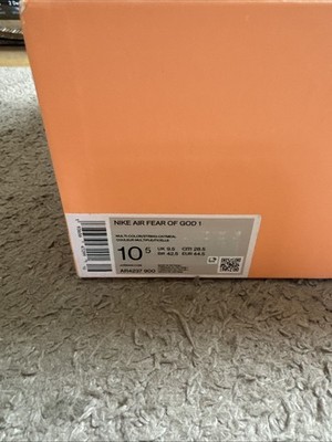 Size 10.5 Men - Nike Air Fear Of God 1 Oatmeal 193656472991  display picture 2