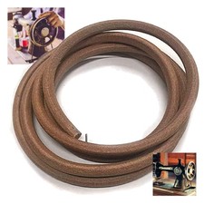 Real Leather Sewing Machine Belt - 71" x 3/16" Treadle with Hook for Singer