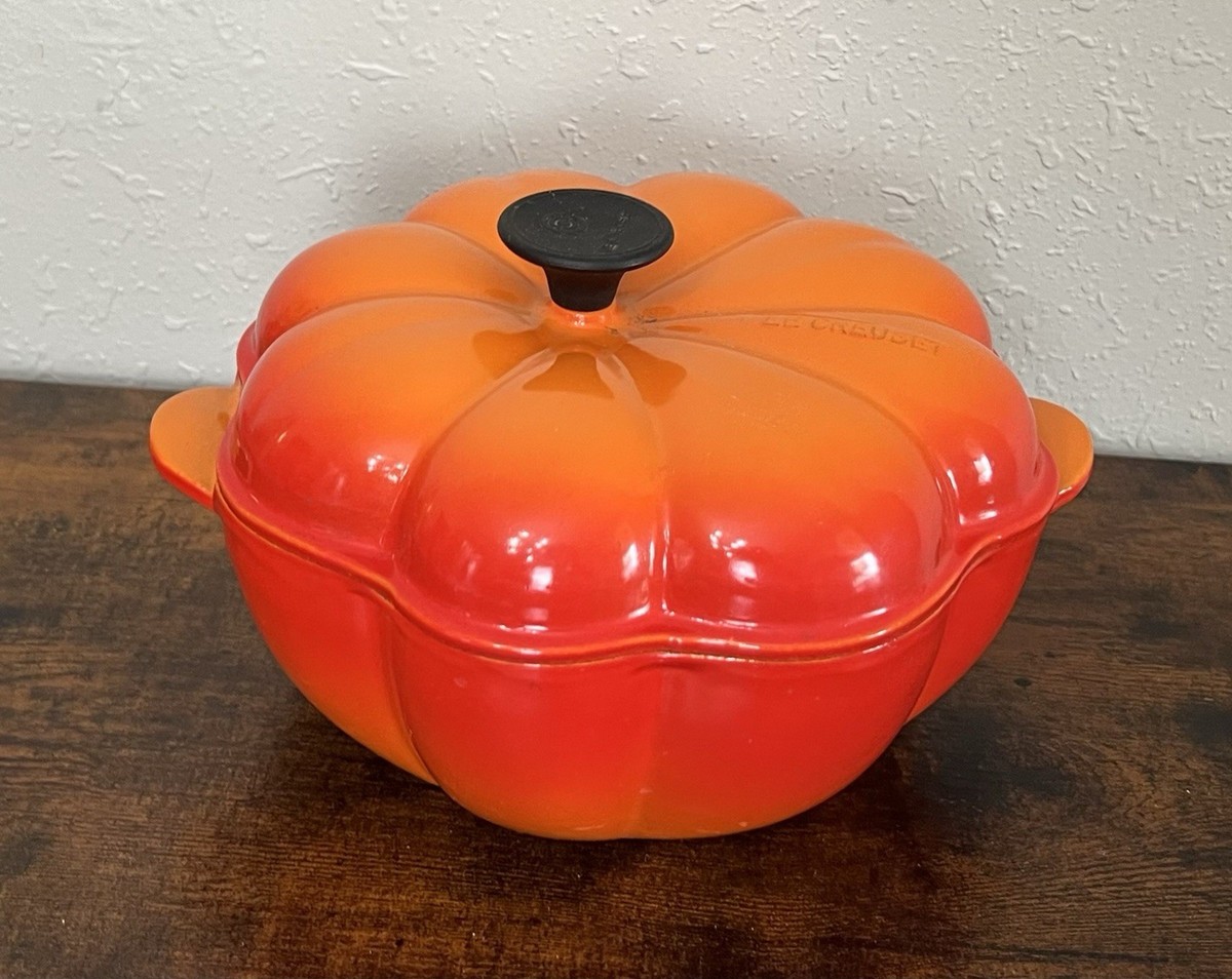 キッチン収納・ラック Le Creuset Cast Iron Pot Stand Orange Le Creuset 5 tier pot stand Orange Display shelf Enamel New