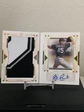 2021 Panini National Treasure Baseball Garrett Crochet Patch Auto Booklet/25