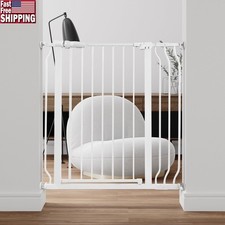 Adjustable Safety Gate Auto Close Heavy Duty Steel Triple Lock Child Pet Barrier