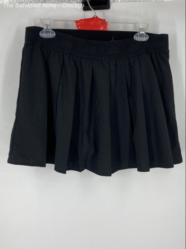 Pink Victoria's Secret Womens Black Pull On Activewear Mini Skirt Size XL