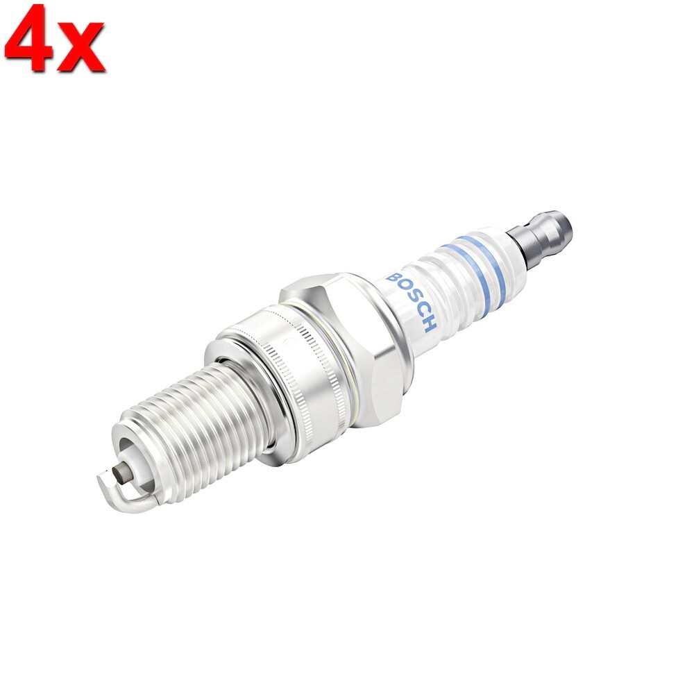 BOSCH 4x Spark Plugs For ARO BMW CHEVROLET CHRYSLER DAIHATSU VW 68-12 0242225960