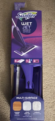 #ad 💥Swiffer Wet Jet Starter Kit Cleaning Set For All Types Floors🔥EXCELLENT🔥👀💯 $22.99