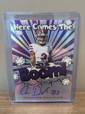 2020 Leaf Valiant Here Comes the Boom! Cameron Dantzler #HCB-CD1 3/20 (AU/RC)