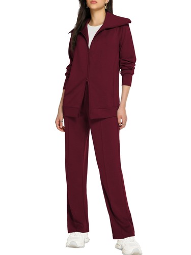 2 Stück Lounge Sets für Frauen Sportlich Freizeit Jogginganzug Reise Outfits Doppel...