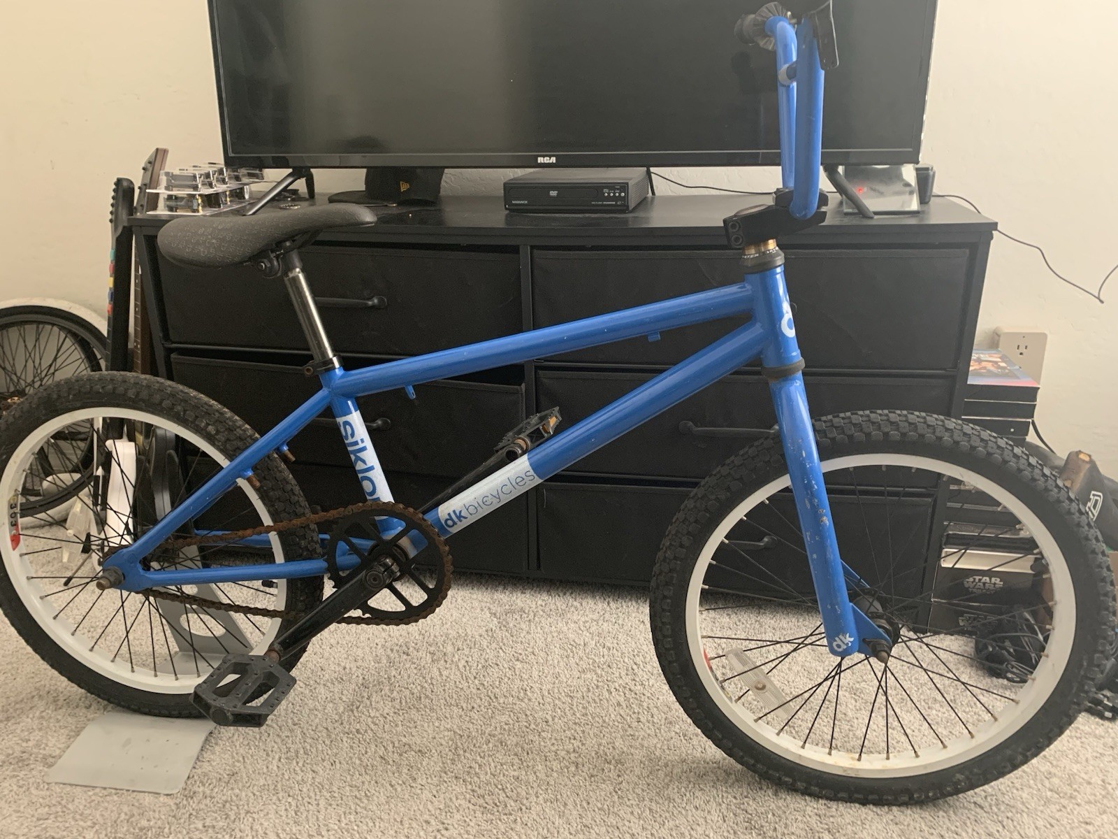 2011 DK Siklon Bmx bike blue. used haro gt robinson redline 