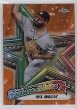 2021 Topps Chrome Future Stars Orange Refractor 5/25 Jose Urquidy #FS-19 4e9