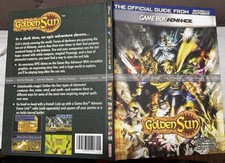 Golden Sun Part 1 Custom Hardcover Game Boy Advance Strategy Guide MatteFinish