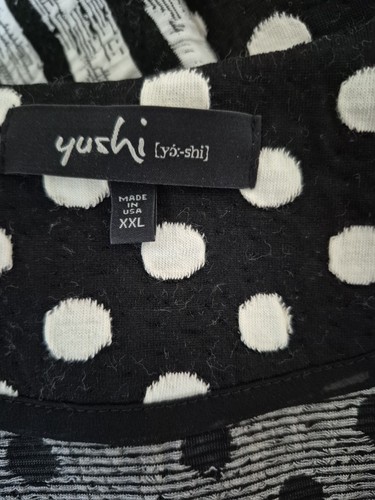 Yushi Women's Jacket Lagenlookb Button Cardigan Swing Cotton Blend Sz XXL - Picture 5 of 7