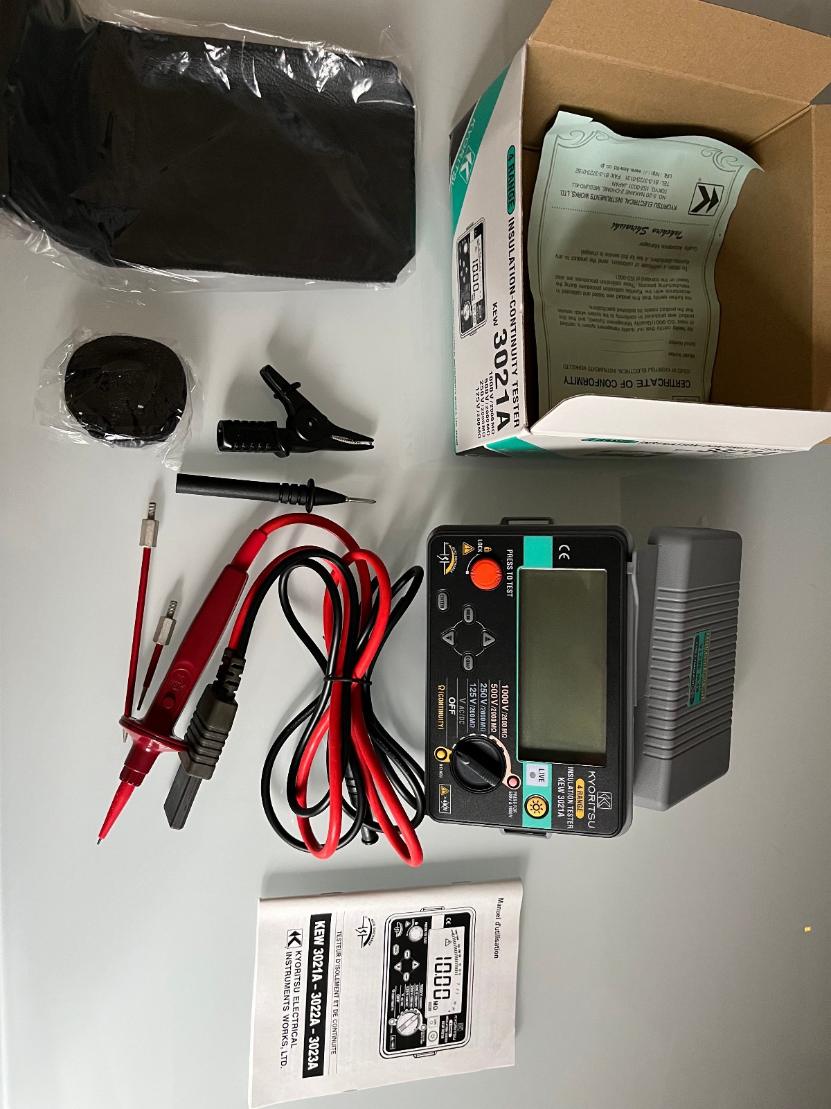 Matériel de mesure électrique testeur de tension et multimètre de poche pour tableau