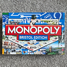 Parker Monopoly Bristol Edition Travel Edition Board Game Complete Set 2005
