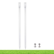 14" Long Metal Yard Stakes Aluminum Alloy for Lightweight Corrugated Signs