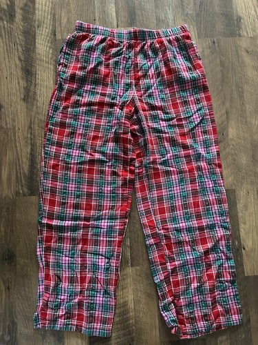 Jaclyn Women Plaid Holiday 2-Piece Pajama Set Size Small Christmas PJs Pockets - Picture 3 of 8