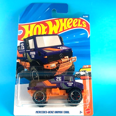 HOT WHEELS 2026 MERCEDES-BENZ UNIMOG 1300L PURPLE METALFLAKE 64