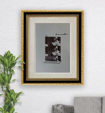 Andy Warhol, Hand-Signed Original Print With COA and +$3,500 USD Appraisal.*