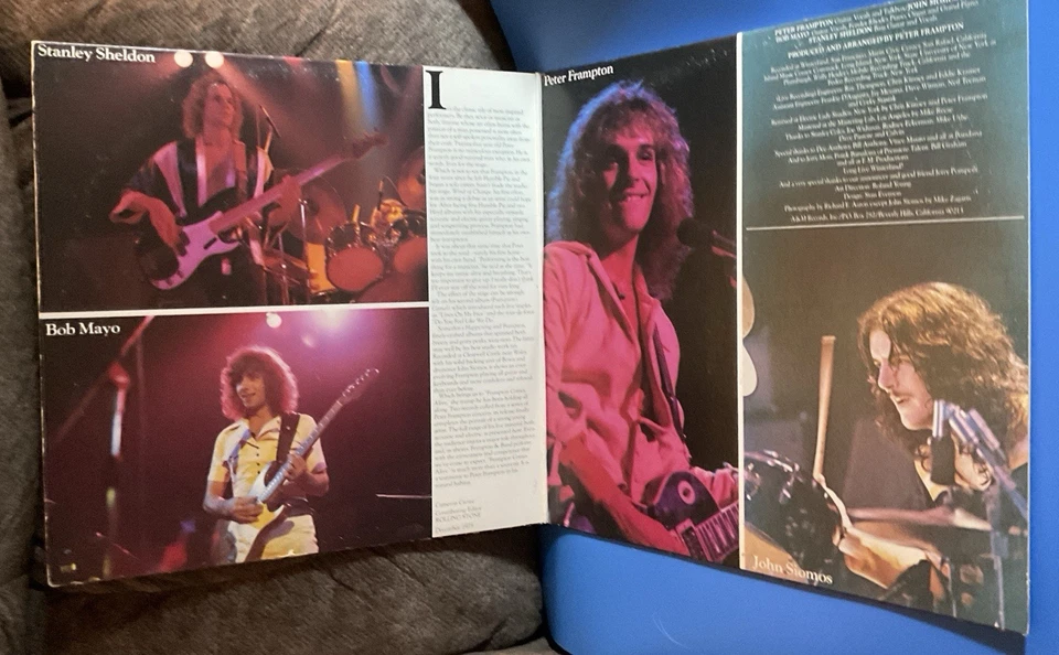 Vintage 1976 Peter Frampton Frampton Comes Alive Double LP 33 1/3 Vinyl - Image 2 of 4