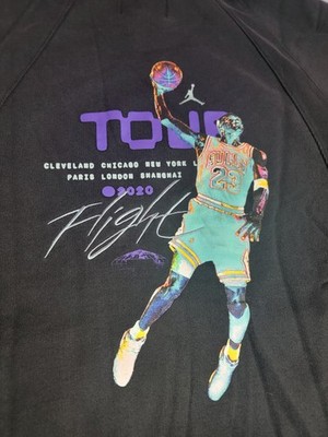  AIR JORDAN FLIGHT HERITAGE TOUR HOODIE BLACK MEN'S SZ XL MEN'S DM1394-010 NWT.