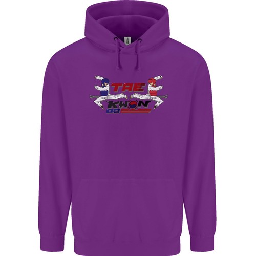Taekwondo Fighter Mixed Martial Arts MMA Childrens Kids Hoodie - Picture 19 of 39