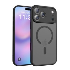 ORVIK iPhone 17 Pro Max Case Matte Black Shockproof MagSafe Cover