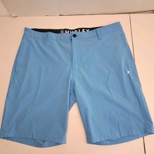 Hurley All Day Hybrid Quick Dry Short Seaview Blue Men's Size 38