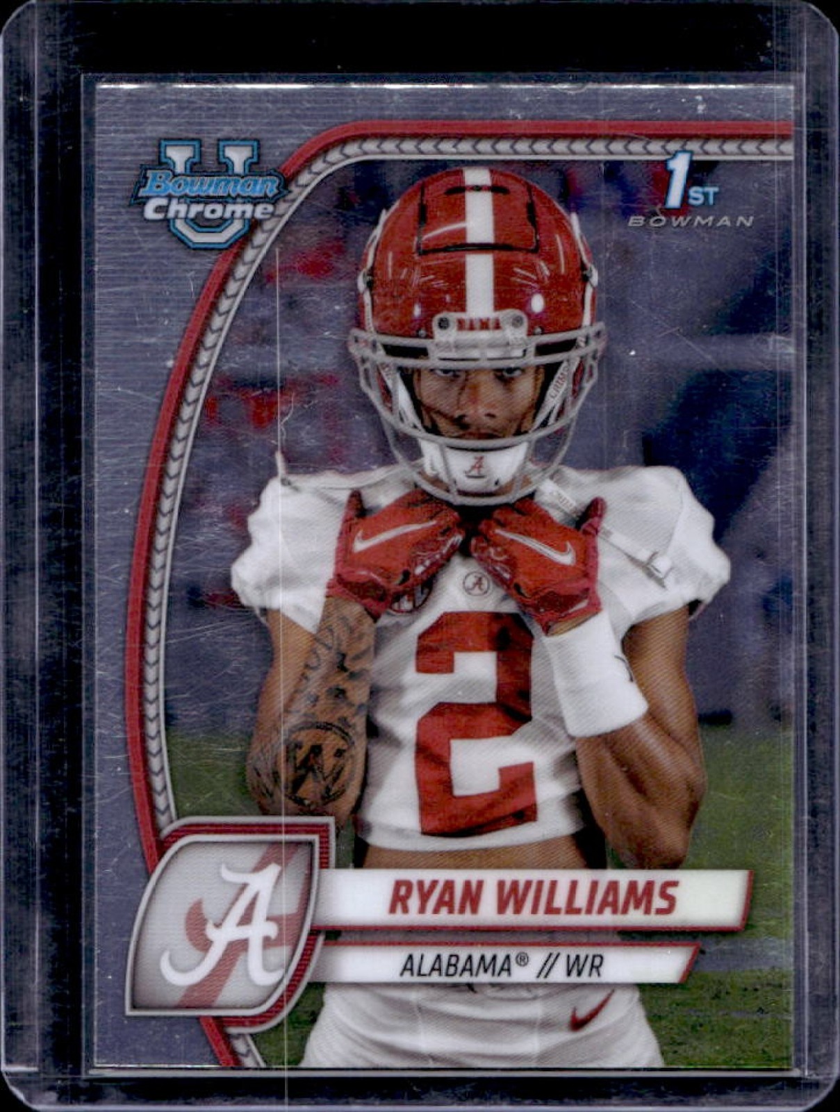 2024 Bowman Chrome U Ryan Williams 1st #53 Crimson Tide