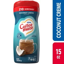 Coffee mate Coconut Crème Powder Coffee Creamer 15oz – Rich & Tropical