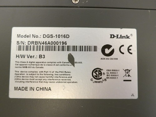 D-Link DGS-1016D (DGS1016D) 16-Ports External Switch Unmanaged - Picture 11 of 11