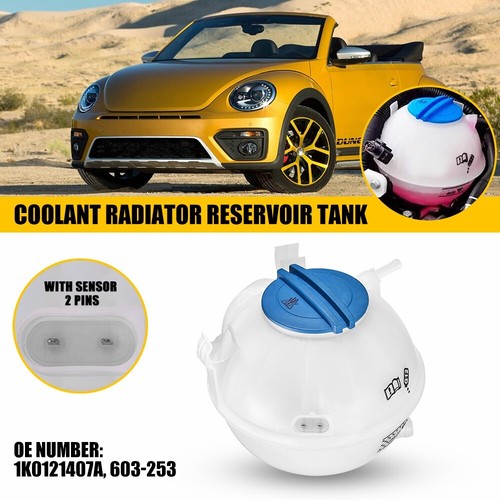 Coolant Overflow Reservoir Tank For Audi A3 Q3 VW CC Tiguan Passat